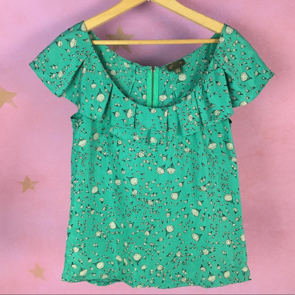 Anthropologie Fei Tandem Jump Hot Air Balloon Top